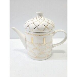 Grace's Teaware Onion Dome Gold White Teapot